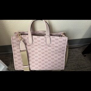 Michael Kors Light Pink Logo Tote